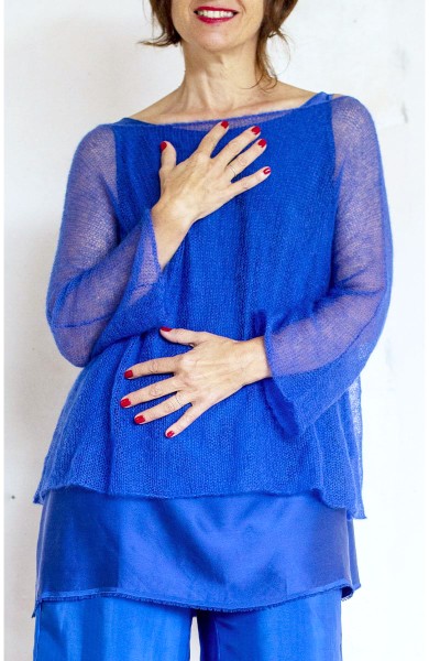 POETICAL SWEATER BLUE MAJORELLE
