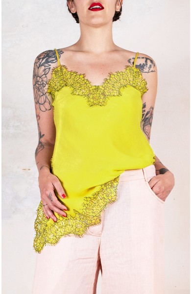 SHORT LACE SOTTOVESTE - Wonder Lime