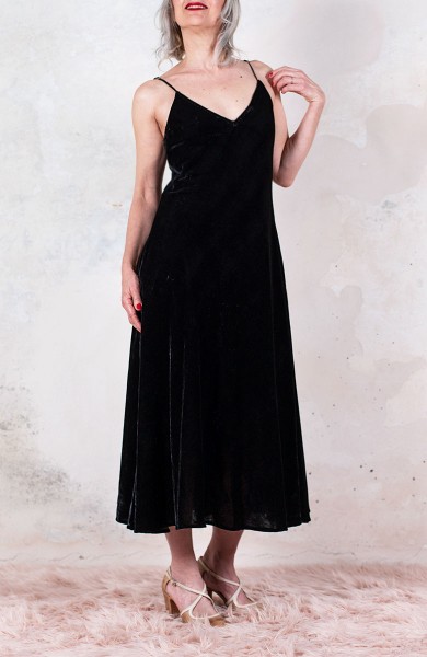 VELVET HYBRID PERFECTA DRESS - Japan Black