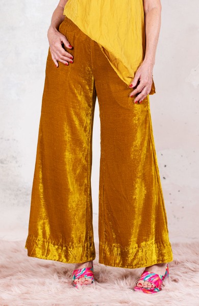 JAPAN VELVET TROMBETTA PANT -  Japan Yellow