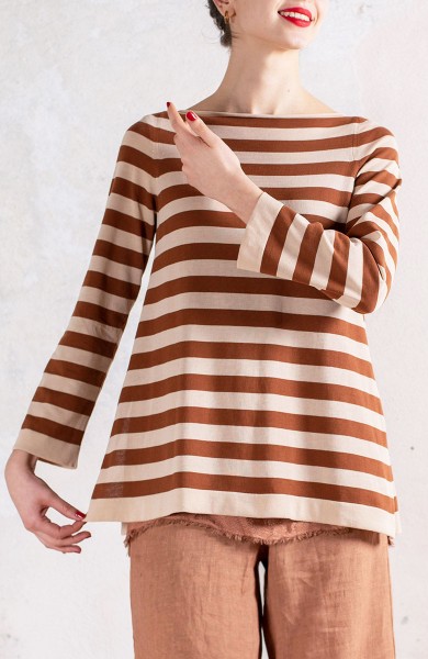 STRIPED ICONIC SWEATER BOOK EDITION - Corten Romanzesco