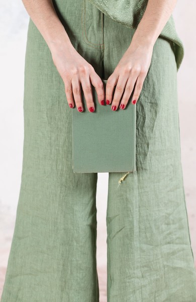 LINEN TRAVEL PANT BOOK EDITION - Giada Tramata