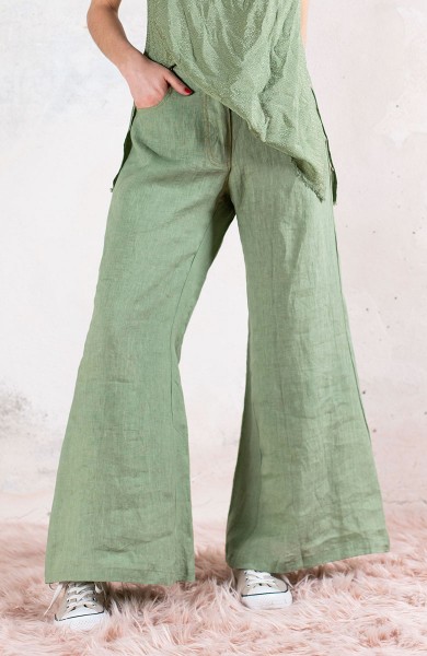 LINEN TRAVEL PANT BOOK EDITION - Giada Tramata