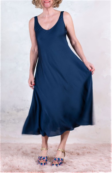 NIRVANA PERFECTO DRESS - Blu Karmico