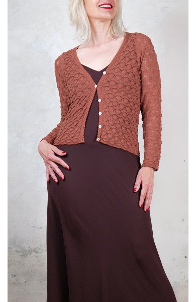 LACE CINQUANTINO CARDIGAN - Comfort Corten