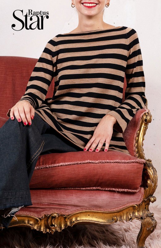 WOOL STRIPED SWEATER -...