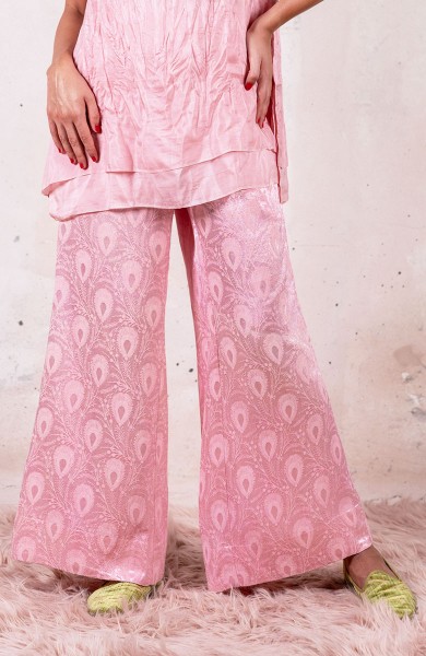 VANITY FLUID TROMBETTA PANT - Rosa d’Archivio