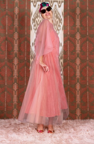 ZELDA POCKET PARTY DRESS ON DEMAND - Rose on demand