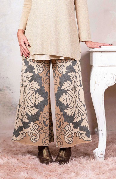 ICONIC PANT - Tabacco di Luceargento