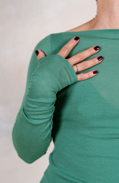 INSIDE OUT SWEATER - Japan Emerald