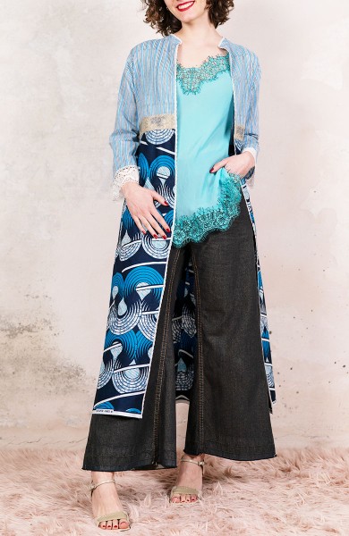 AFRO BRUXELLES LIGHT COAT - Fiori del Cielo sopra Nairobi