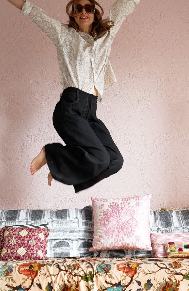 LINEN TRAVEL PANT CALL TO BEAUTY EDITION - The Beauty of Ink