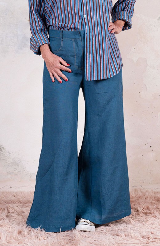 LINEN TRAVEL PANT CALL TO...
