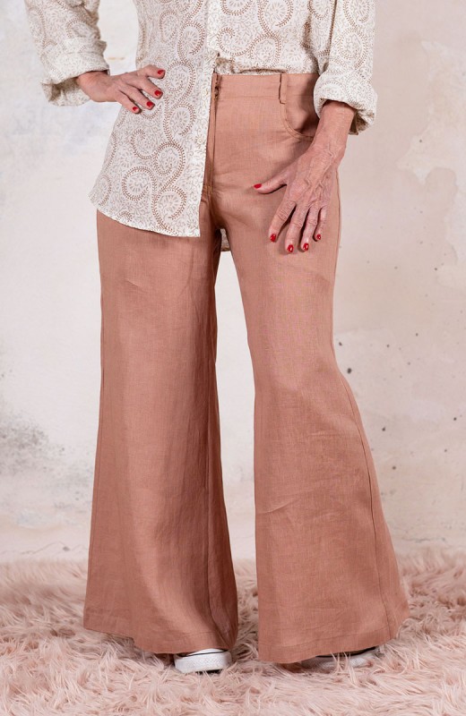 LINEN TRAVEL PANT CALL TO...