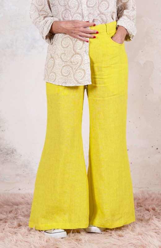 LINEN TRAVEL PANT CALL TO...