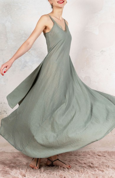 FLYING SOTTOVESTE DRESS - Salvia Pura