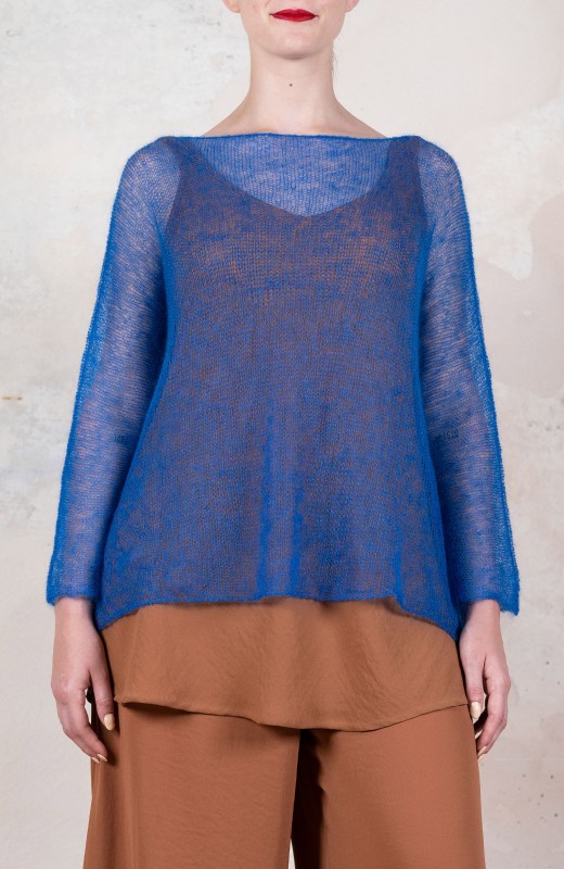 POETICAL SWEATER - Blu...